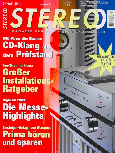 Stereo 7/2003 Zeitschrift