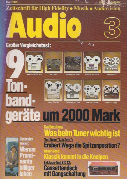 Audio 3/1979 Zeitschrift