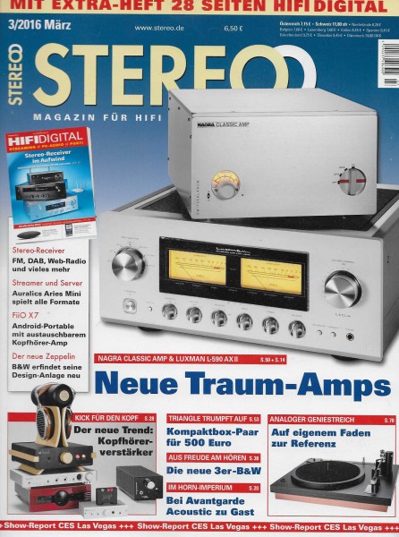 Stereo 3/2016 Zeitschrift