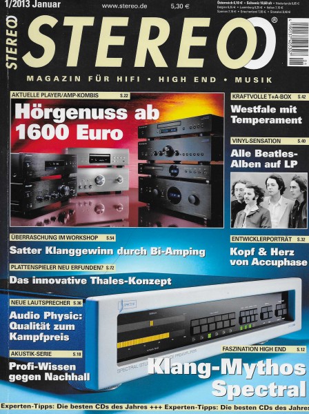 Stereo 1/2013 Zeitschrift
