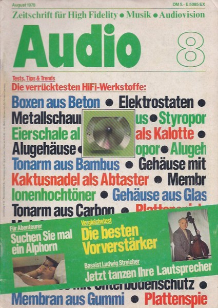 Audio 8/1978 Zeitschrift