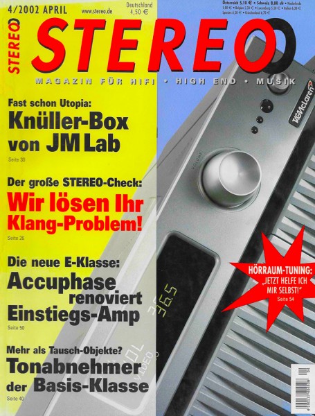 Stereo 4/2002 Zeitschrift