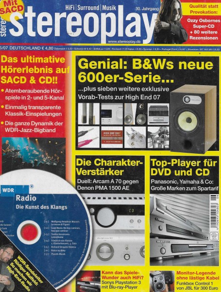 Stereoplay 6/2007 Cover