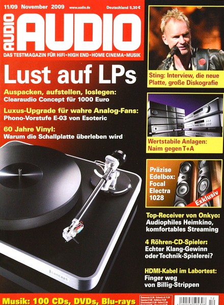 Audio 11/2009 Zeitschrift