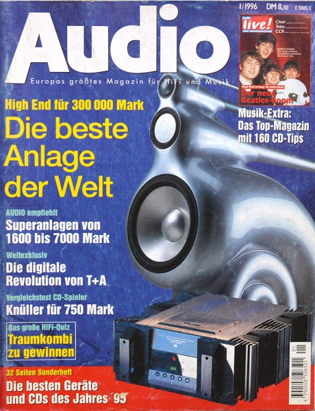 Audio 1/1996 Zeitschrift
