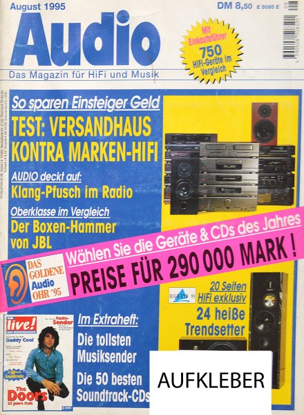 Audio 8/1995 Zeitschrift