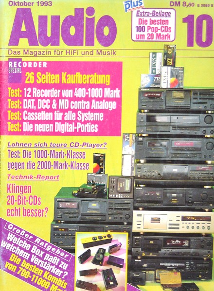 Audio 10/1993 Zeitschrift