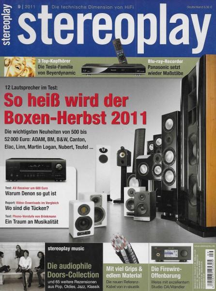 Stereoplay 9/2011 Cover