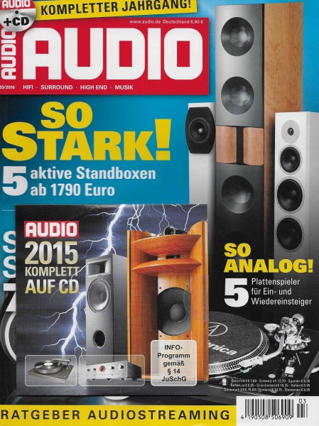 Audio 3/2016 Cover