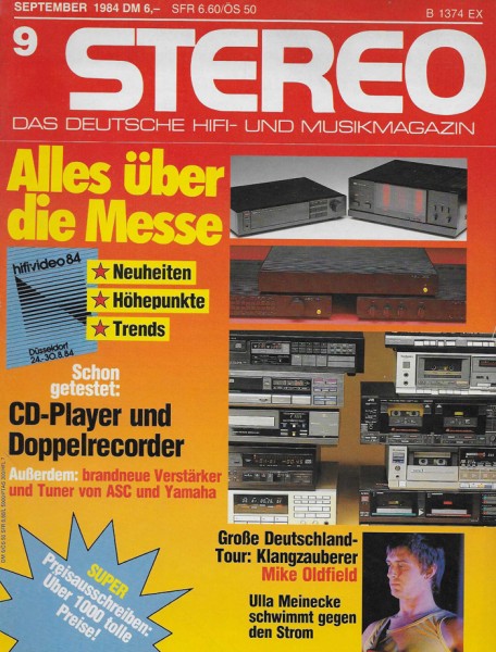 Stereo 9/1984 Zeitschrift