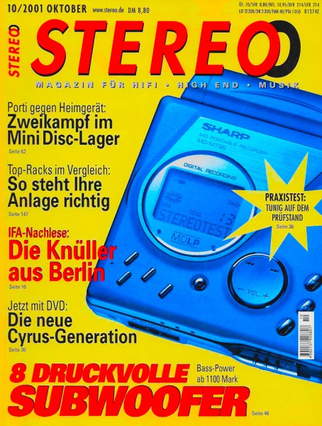 Stereo 10/2001 Zeitschrift
