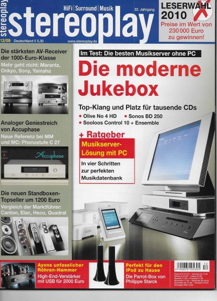 Stereoplay 12/2009 Cover