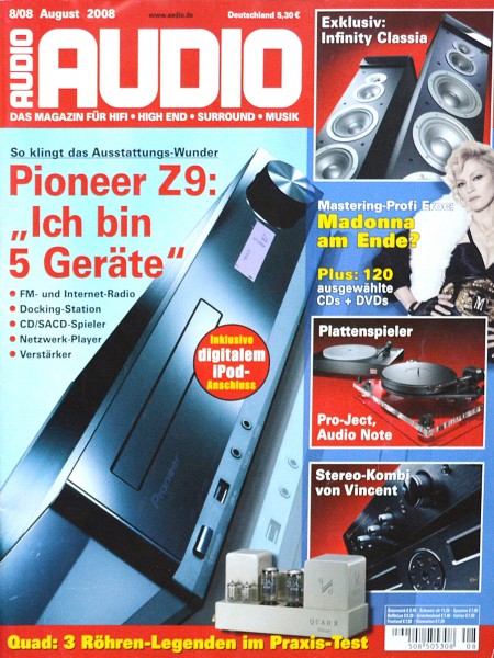 Audio 8/2008 Zeitschrift