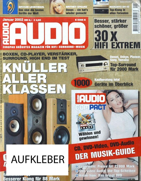 Audio 1/2002 Zeitschrift