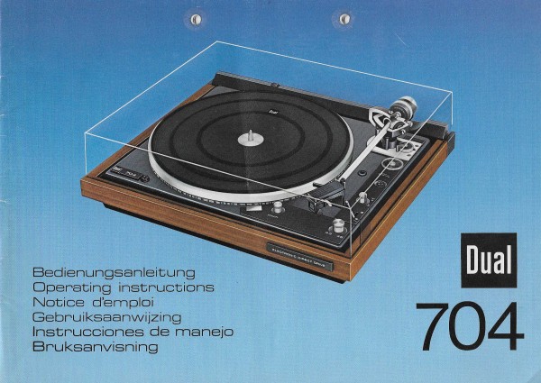 Dual 704 Bedienungsanleitung