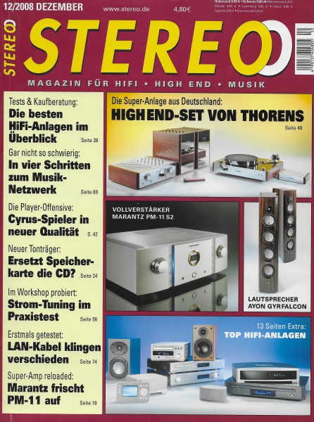 Stereo 12/2008 Zeitschrift