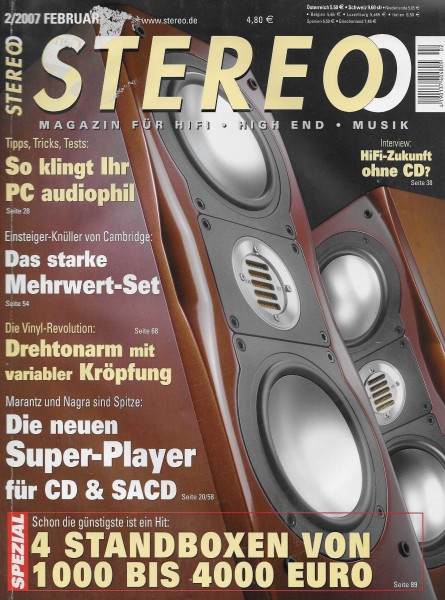 Stereo 2/2007 Zeitschrift