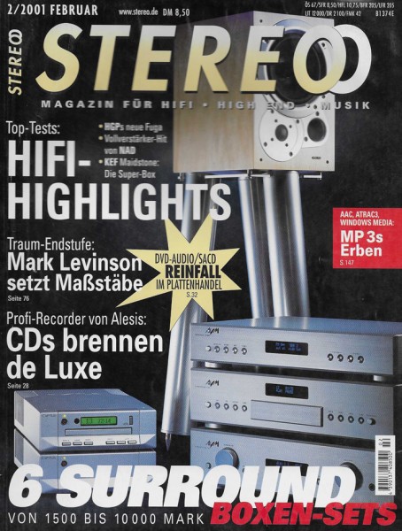 Stereo 2/2001 Zeitschrift