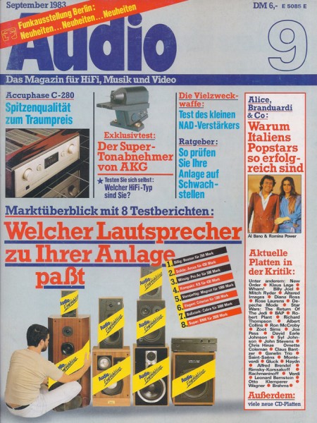 Audio 9/1983 Zeitschrift