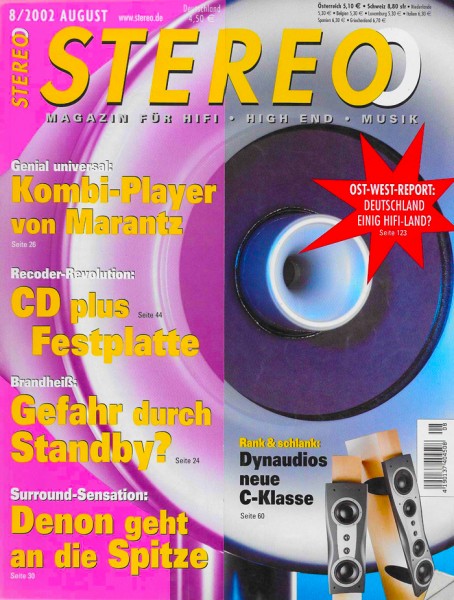 Stereo 8/2002 Zeitschrift