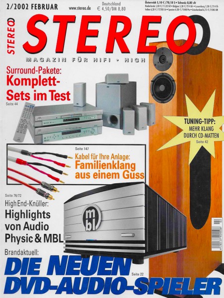 Stereo 2/2002 Zeitschrift