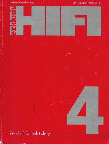 Hifi Exklusiv 4/1992 Zeitschrift