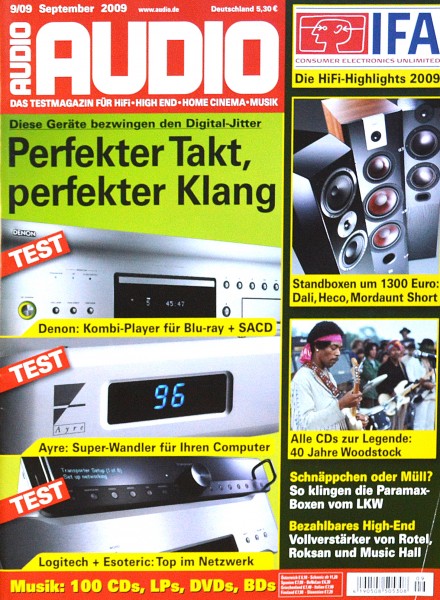 Audio 9/2009 Zeitschrift