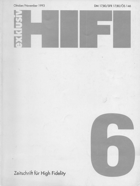 Hifi Exklusiv 6/1993 Zeitschrift