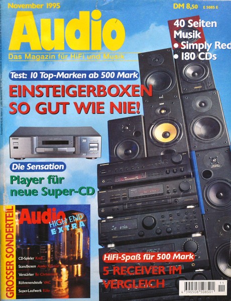 Audio 11/1995 Zeitschrift