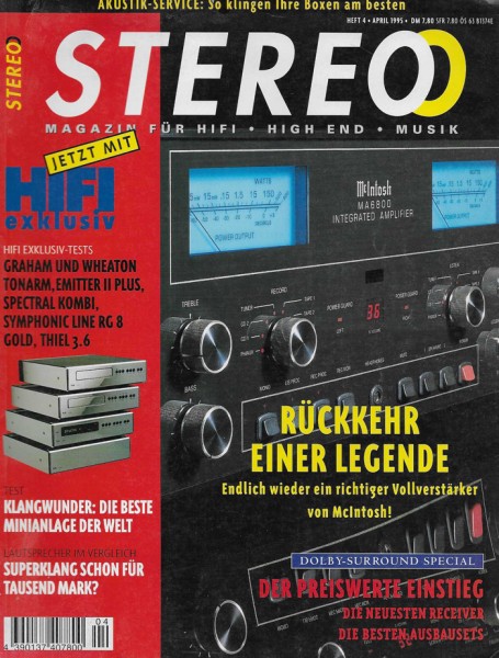 Stereo 4/1995 Zeitschrift