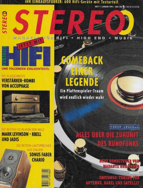 Stereo 1/1995 Zeitschrift