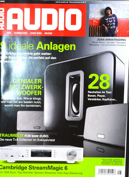 Audio 8/2012 Zeitschrift