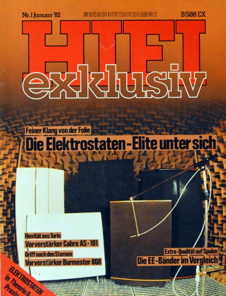 Hifi Exklusiv 1/1982 Zeitschrift