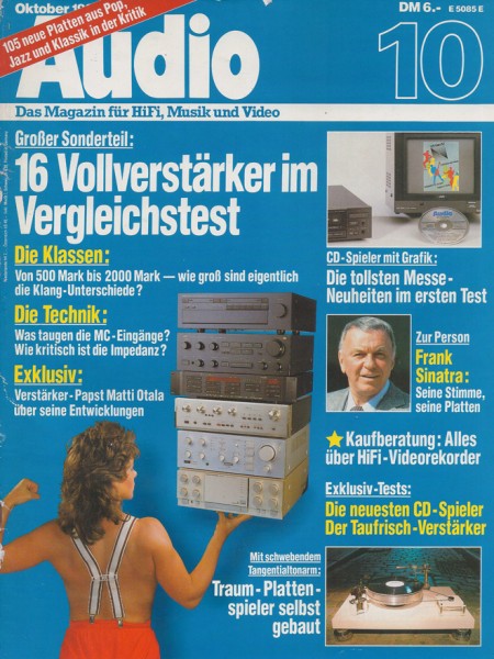 Audio 10/1984 Zeitschrift