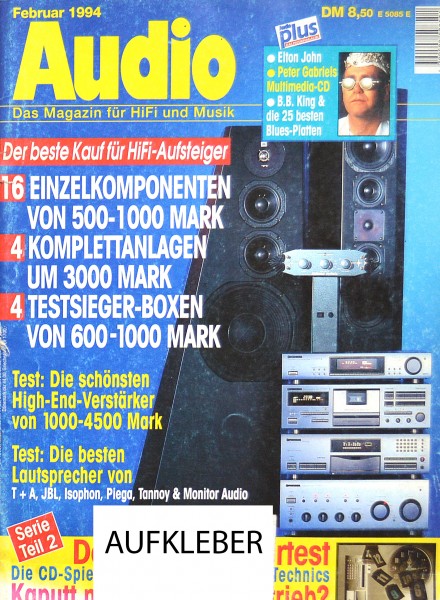 Audio 2/1994 Zeitschrift