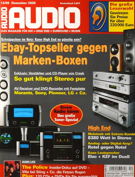 Audio 12/2006 Zeitschrift