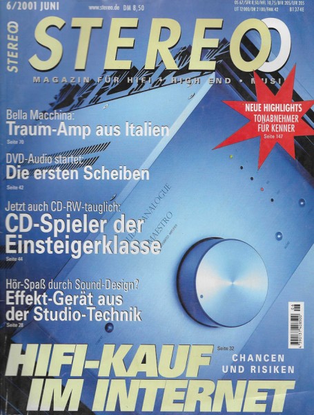 Stereo 6/2001 Zeitschrift