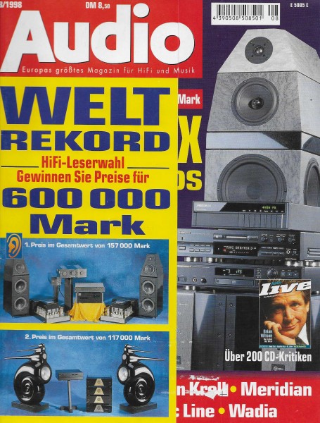 Audio 8/1998 Cover