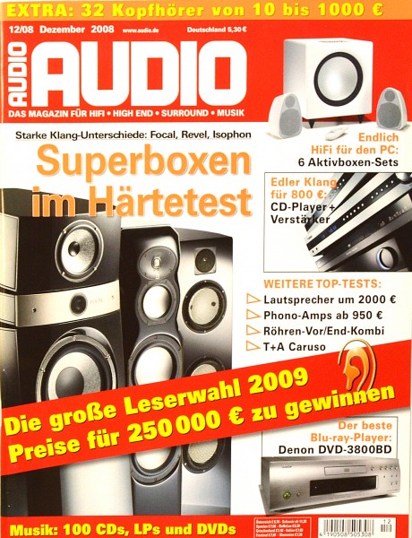 Audio 12/2008 Zeitschrift