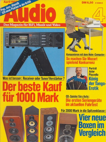 Audio 4/1985 Zeitschrift