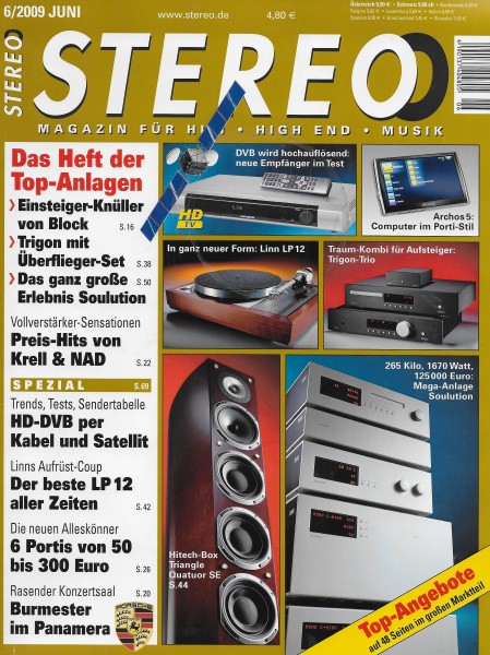 Stereo 6/2009 Zeitschrift