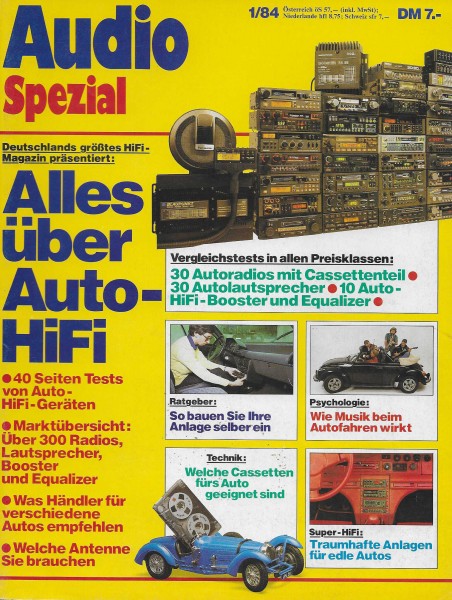 Audio Spezial 1/1984 Cover