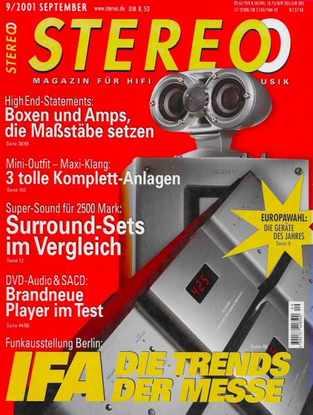 Stereo 9/2001 Zeitschrift