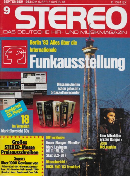 Stereo 9/1983 Zeitschrift