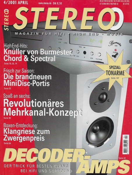 Stereo 4/2001 Zeitschrift