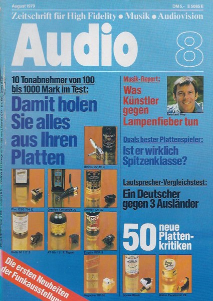 Audio 8/1979 Zeitschrift