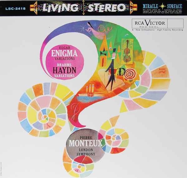 Pierre Monteux/London Symphony - - Elgar-Enigma Variations/Brahms-Haydn Variations