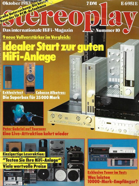 Stereoplay 10/1983 Zeitschrift