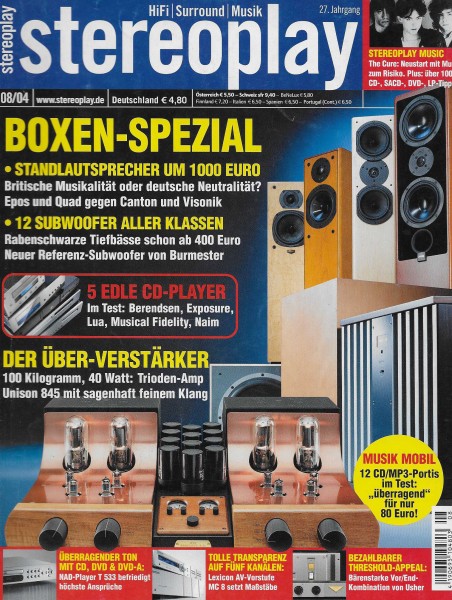 Stereoplay 8/2004 Cover