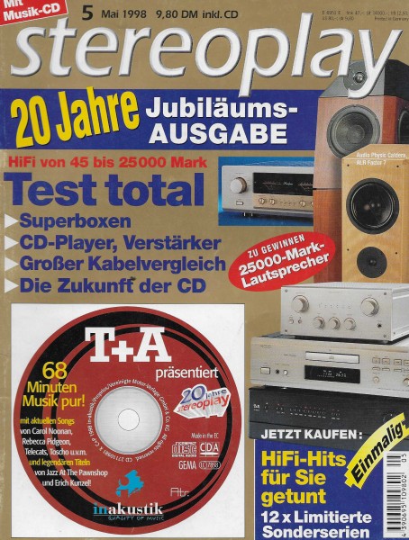 Stereoplay 5/1998 Cover